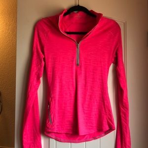 Athleta 3/4 zip tech shirt